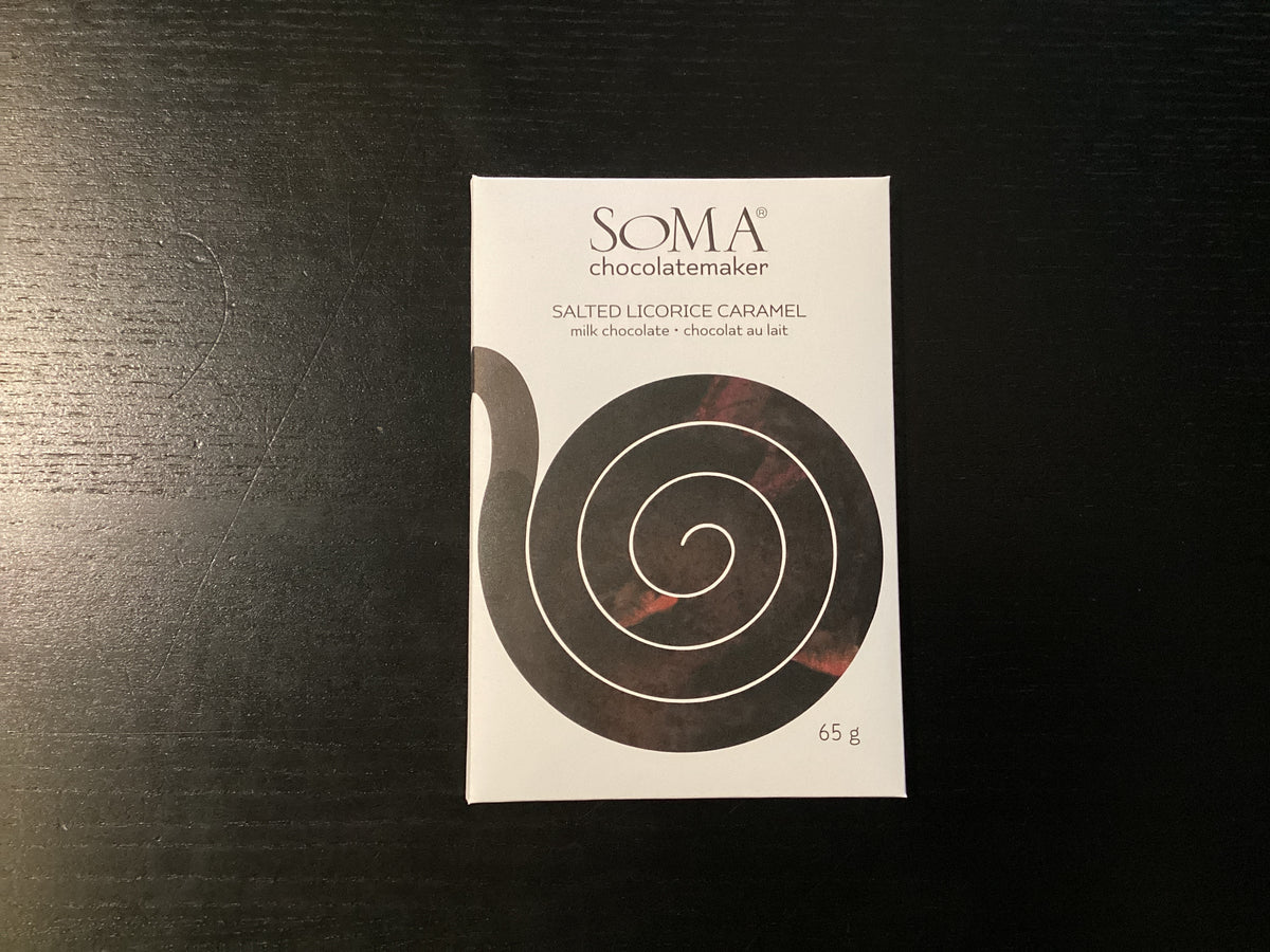 Soma Salted Licorice Caramel Milk Bar