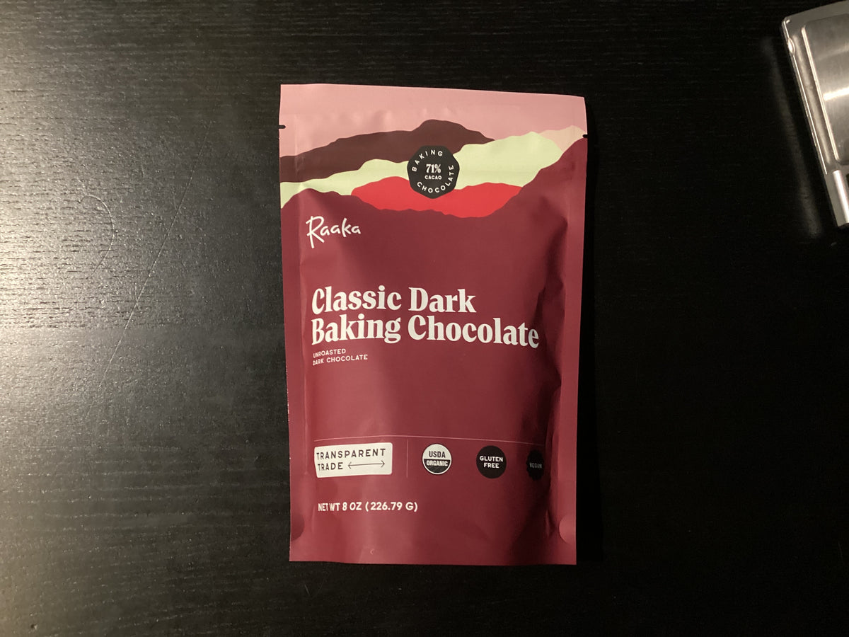 Raaka 71% Dark Baking chocolate