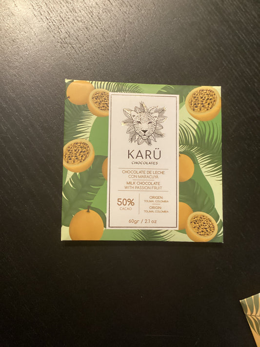 Karu Passion Fruit Milk Chocolate