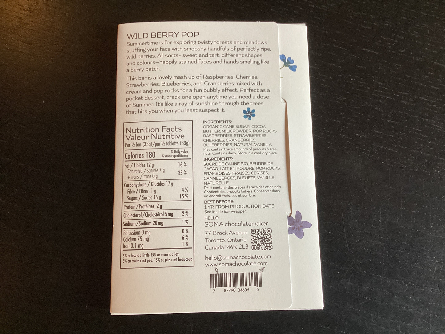 SOMA - White Berry POP Bar
