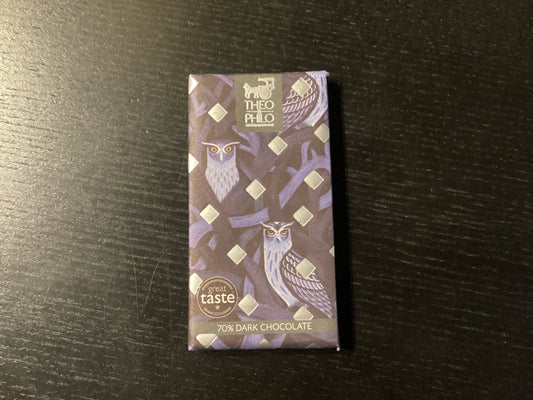 Theo and Philo 70% dark chocolate