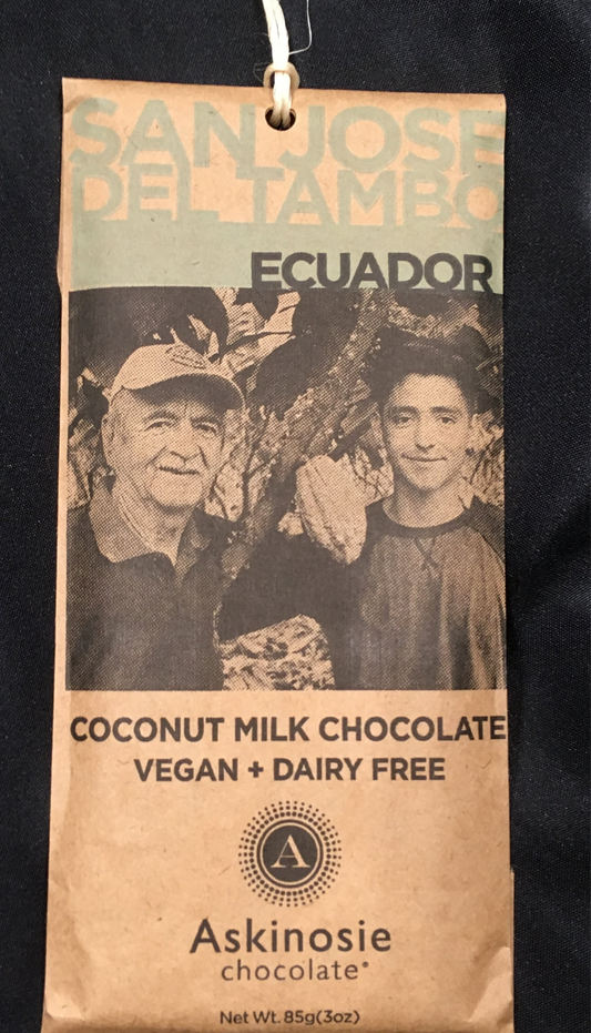 Askinosie - Del Tambo, Ecuador with Coconut Milk (dairy-free / vegan) - 52%