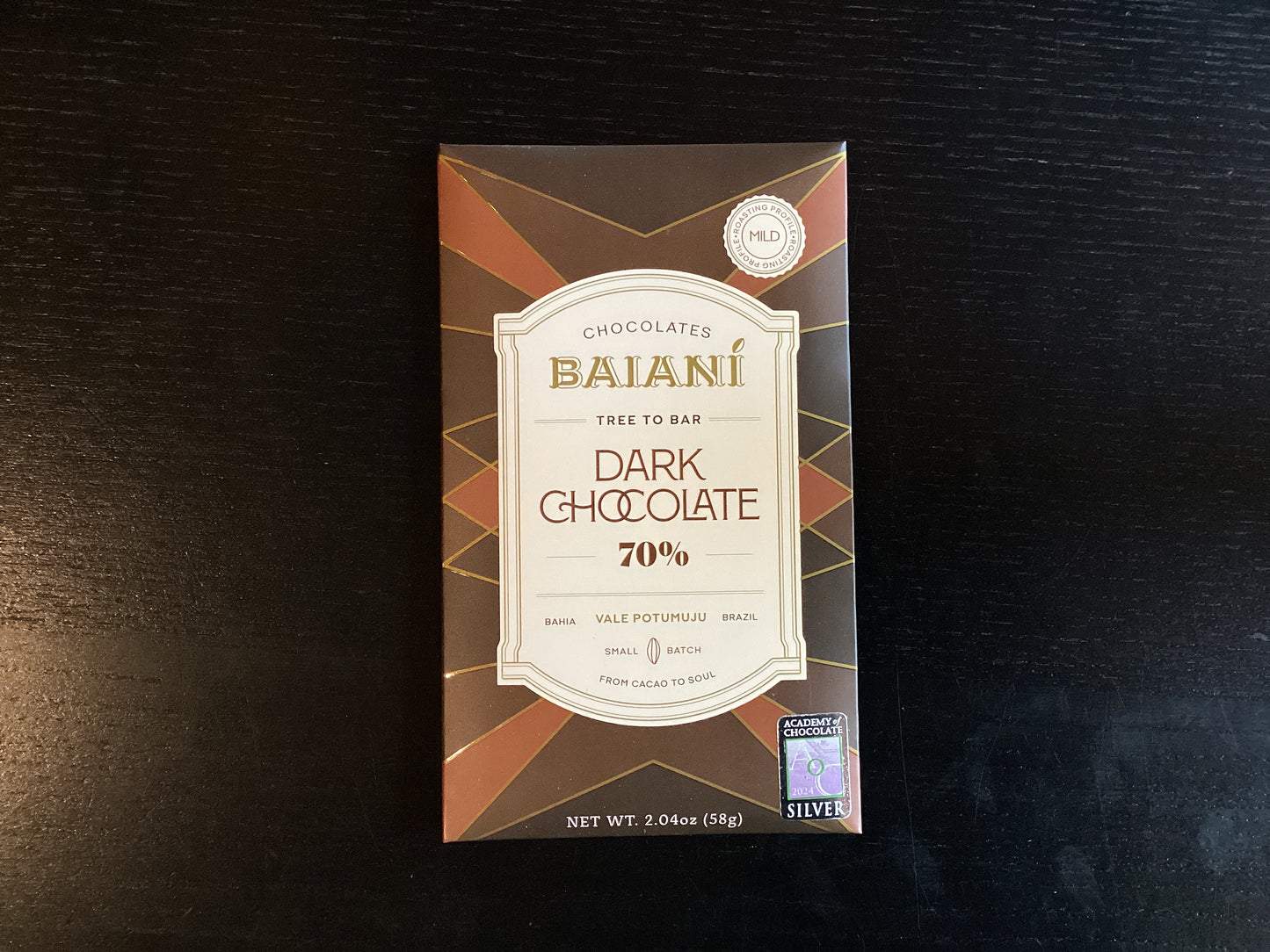 Baiani Mild Roast Vale Potomuju, Brazil 70% dark