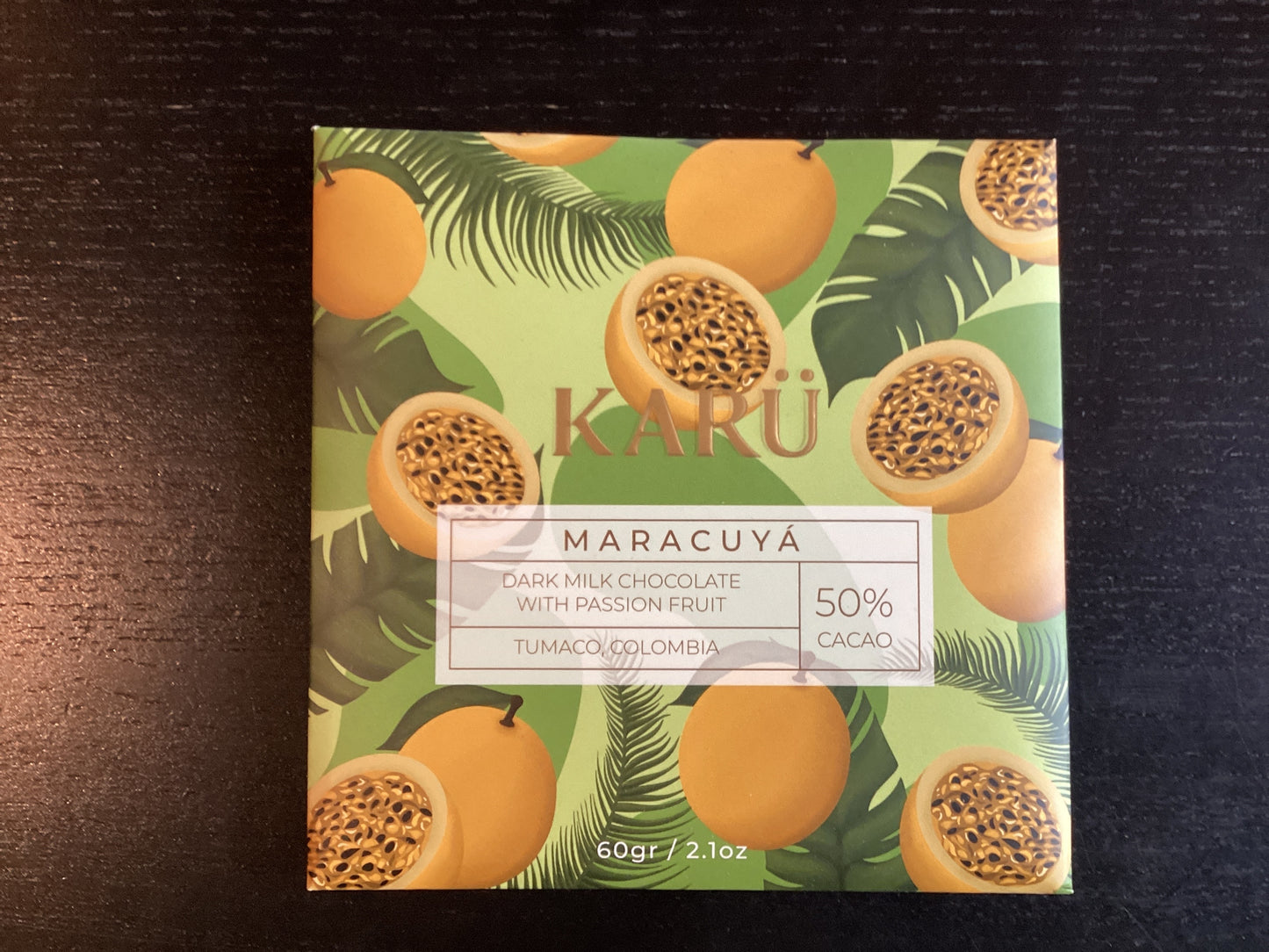 Karu Passion Fruit Milk Chocolate