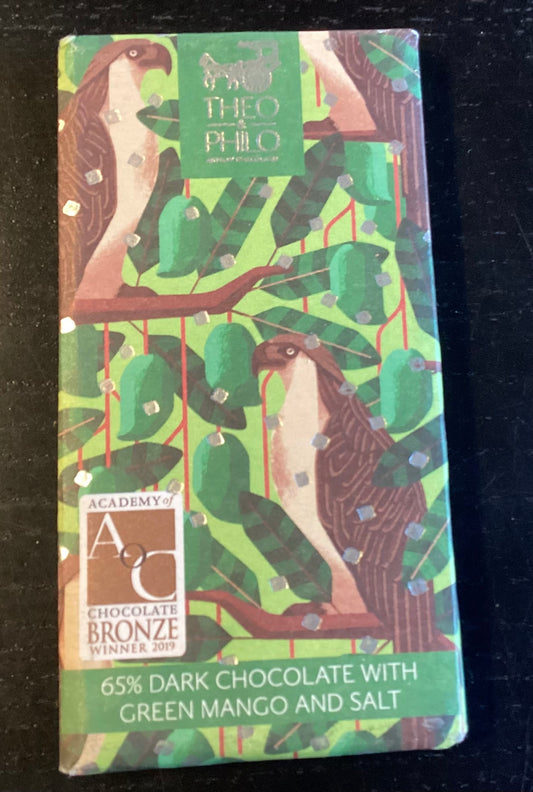 Theo & Philo Dark Chocolate with Salted Green Mango