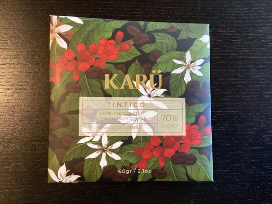 Karu 'Tintico' - Dark Chocolate with Specialty Coffee 70%