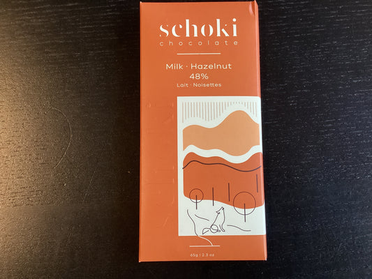 Schoki Dark Milk Chocolate and Hazelnuts