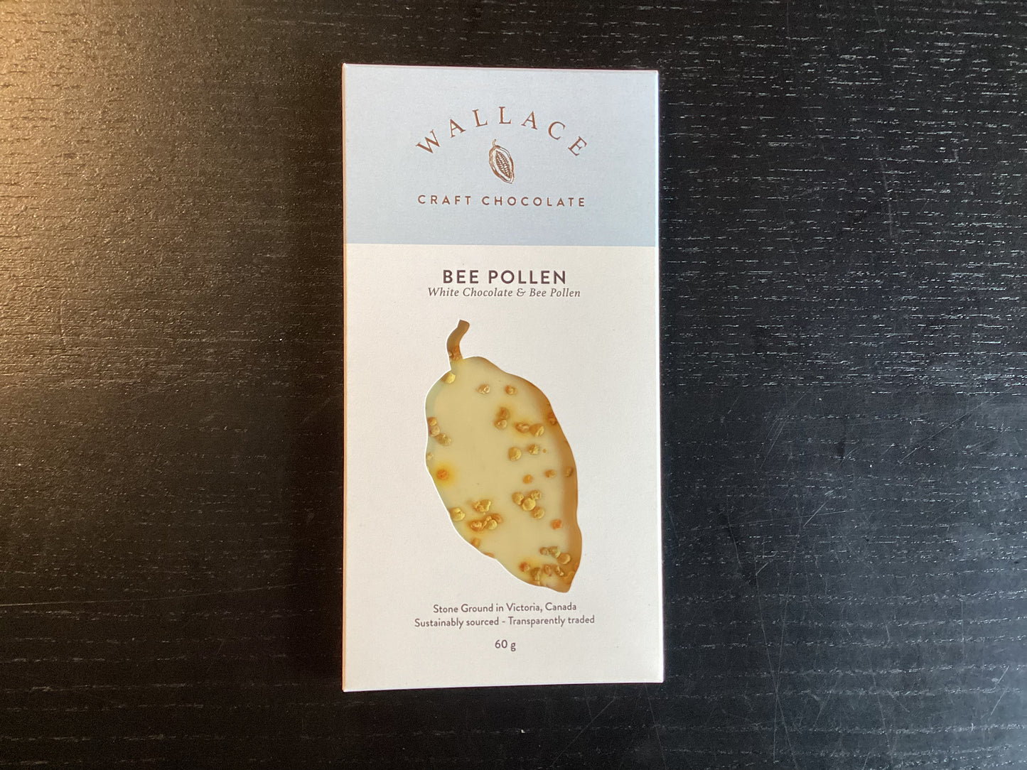Wallace white chocolate with bee pollen