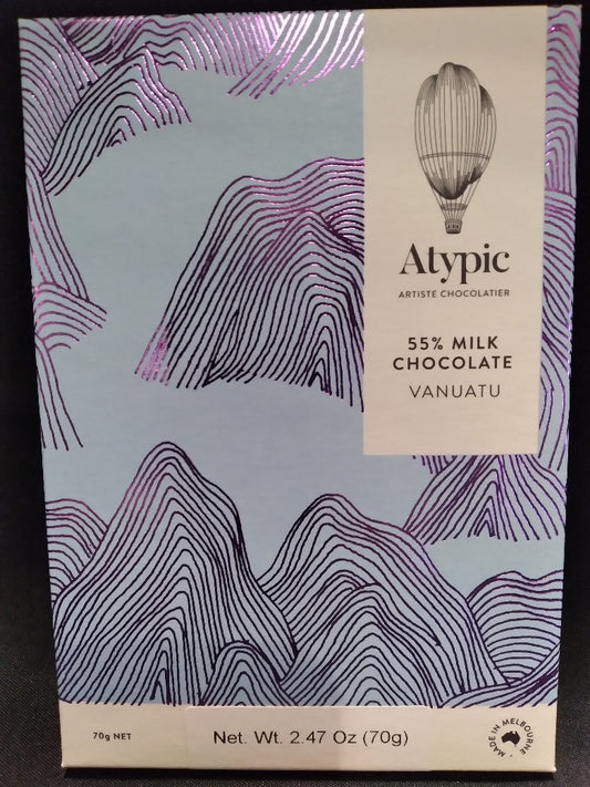 Atypic - Vanuatu - Milk Chocolate - 55%