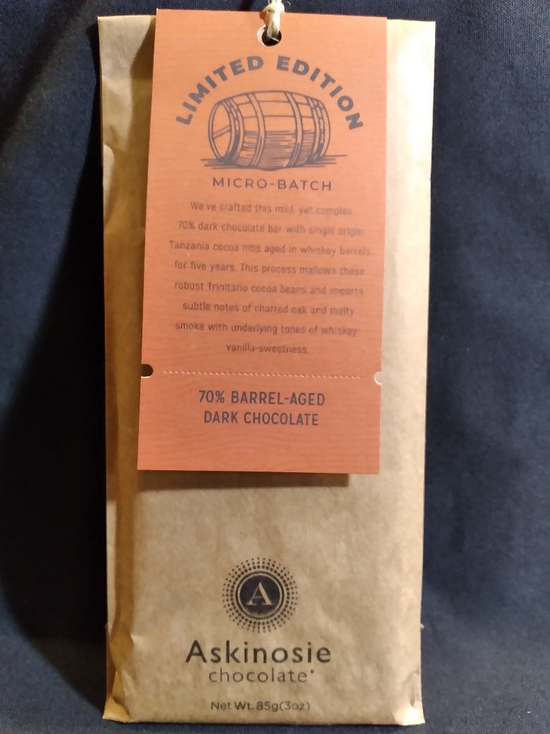 Askinosie - "Barrel Aged" Reserve Bar - 70%