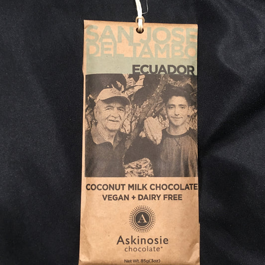 Askinosie - Del Tambo, Ecuador with Coconut Milk (dairy-free / vegan) - 52%