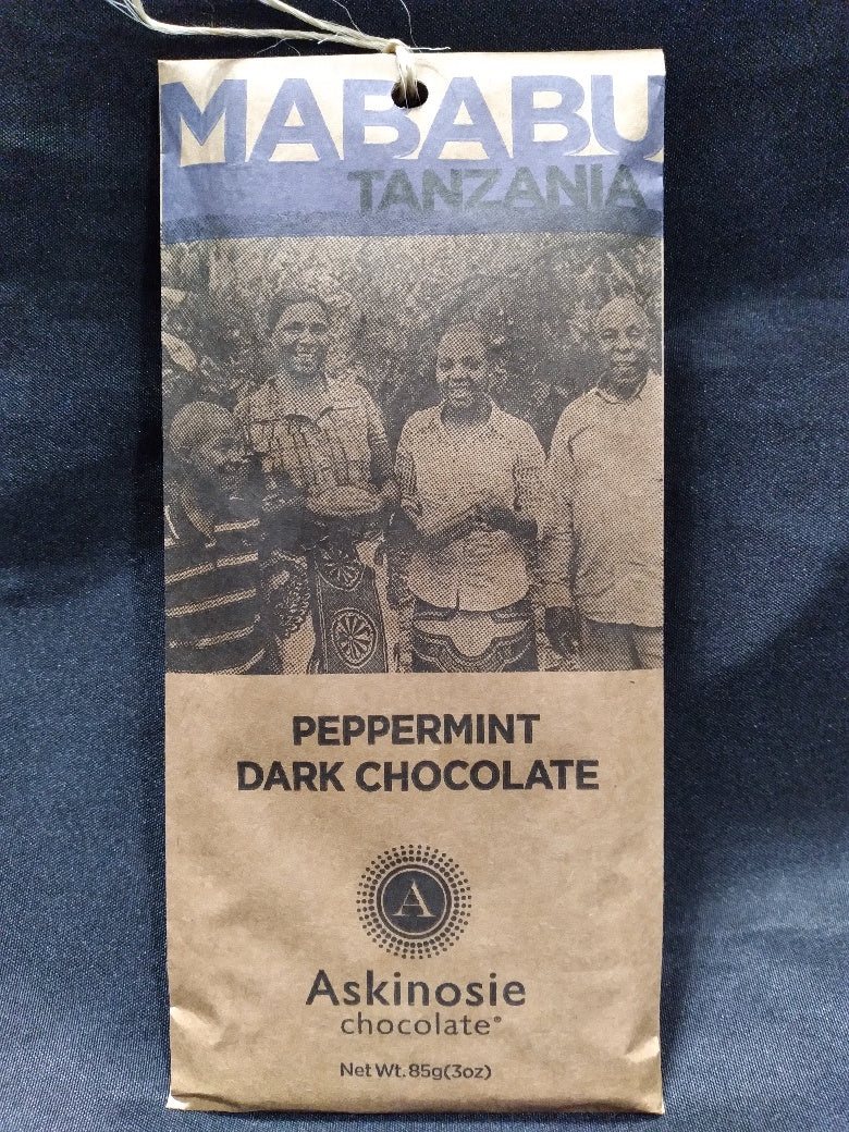 Askinosie Peppermint Dark Bar